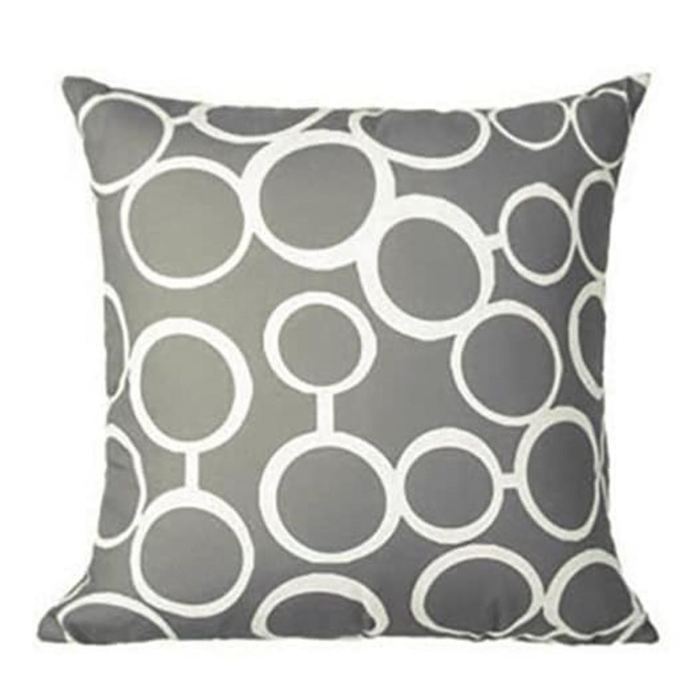 Gray Geometric Patterned Pillowcases, Modern and Stylish DecorLiving Room Sofa Cushion Cover,  Bedroom Room Decoration