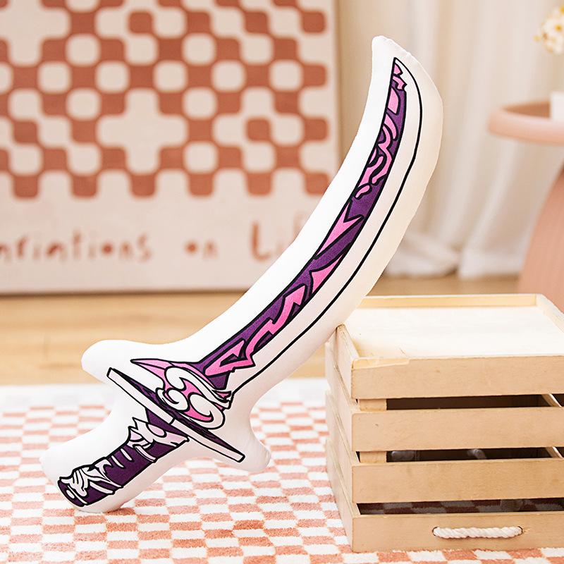 Genshin Anime Impact Sword Plush Doll Soft Crystal Ultra Fabric Toy Stuffed