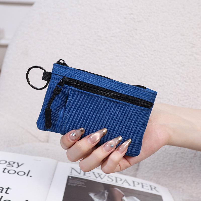 Oxford Cloth Coin Purse New Fashion Large Capacity Simple Multifunctional Coin Bag Daily Versatile Pendant Small Square Bag
