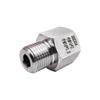 Stainless Steel 304 Threaded Conversion Fitting: Female M16x2 To Male M16x1.5 Metric Reducer
