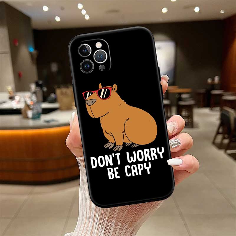 Cartoon  Capybara Art Case for Motorola Moto Edge 60 60s 70 G86 G56 G54 E14 G04S G45 G54 G64 S30 S50 X30 X40 X50 Ultra Pro Power