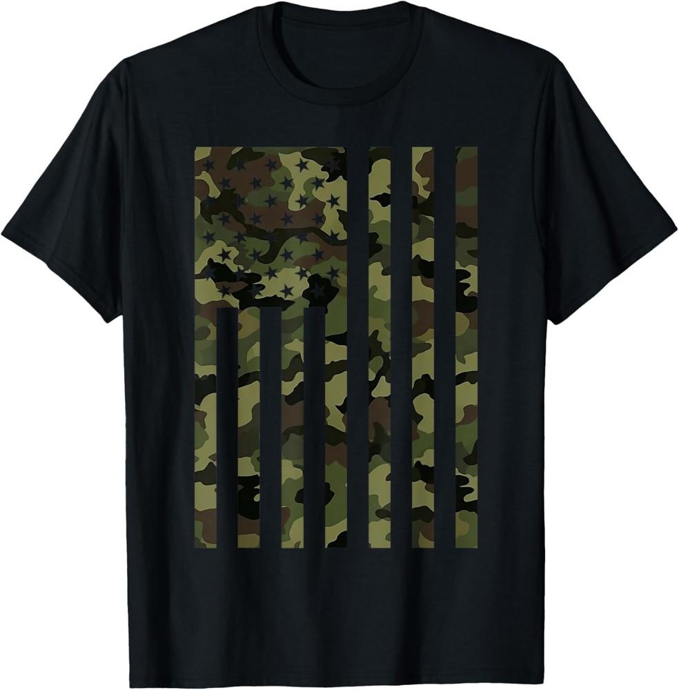 

Camo American Flag USA Camouflage Men Boys Women Girls Gift Unisex T-Shirt S