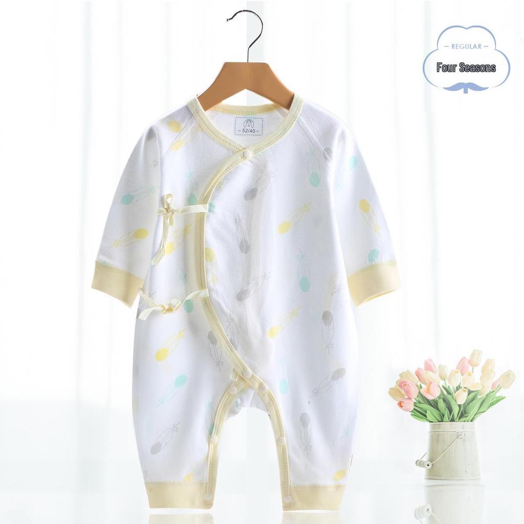 Newborn Baby Jumpsuit - Pure Cotton, Spring & Autumn, 0-6 Months, Base Layer & Crawling Rompers.