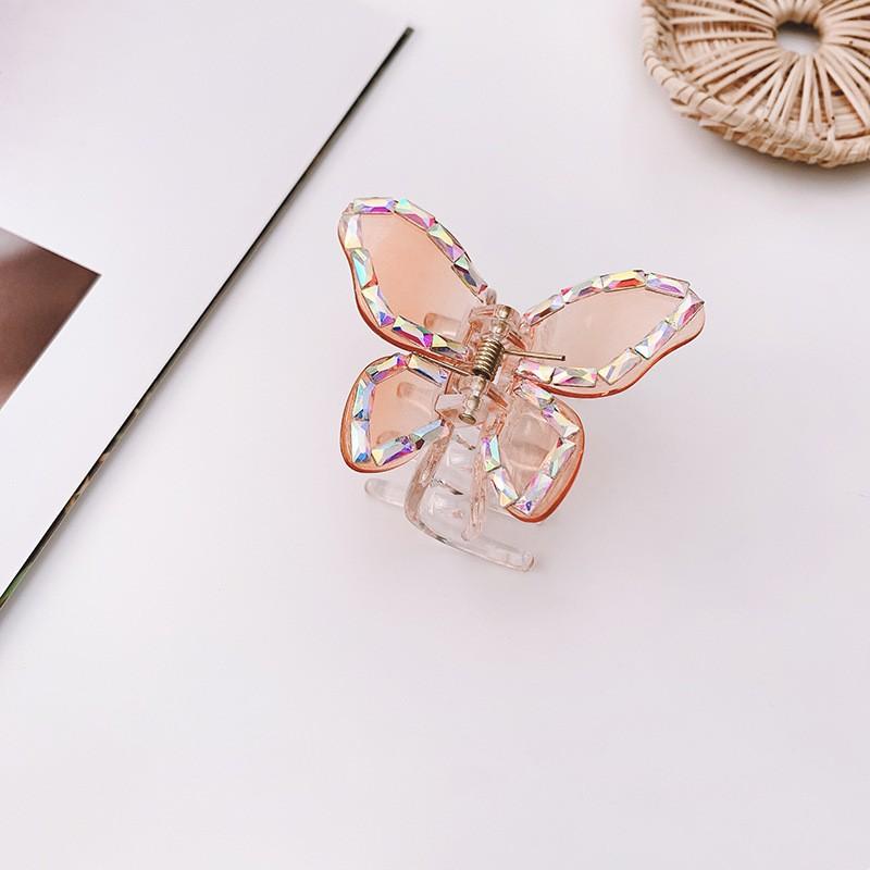 8 Style Transparent Mini Hair Pins Claw Crab Girls Women Barrette Acrylic Butterfly Hair Clips Korean Hair Accessories