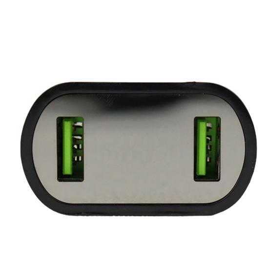 Electric Vehicle Digital Display Dual USB PC 12V-100V To 5V 3A Adapter Charger