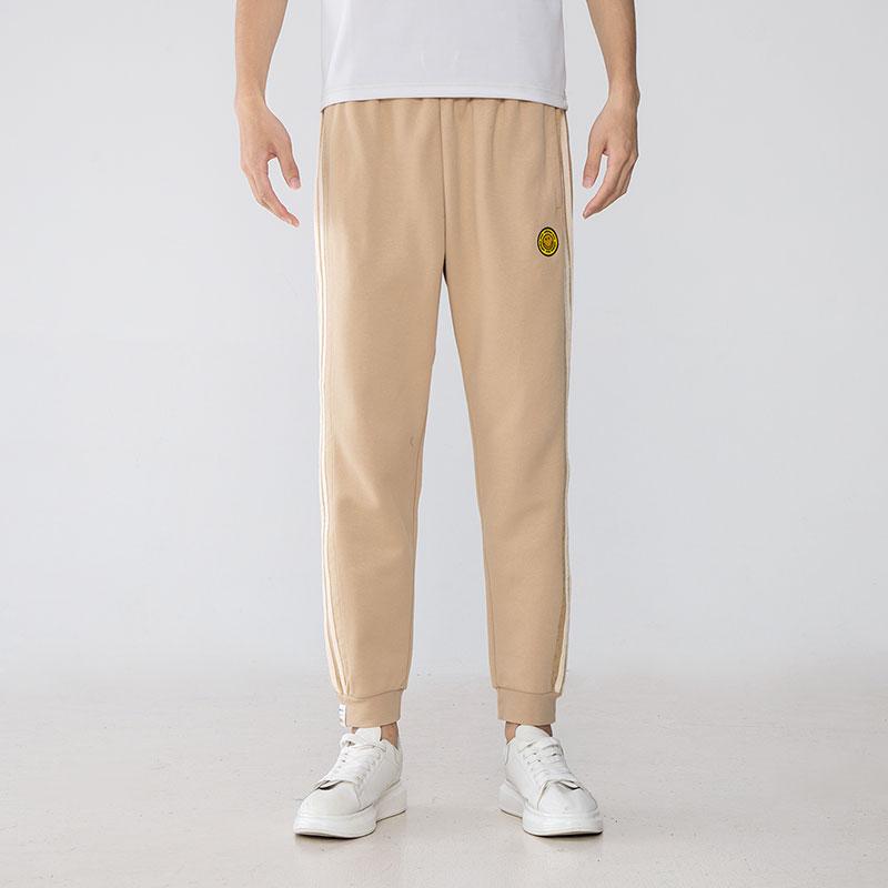Adidas Smiley Taped Track Pants Men Bottoms Khaki H45520