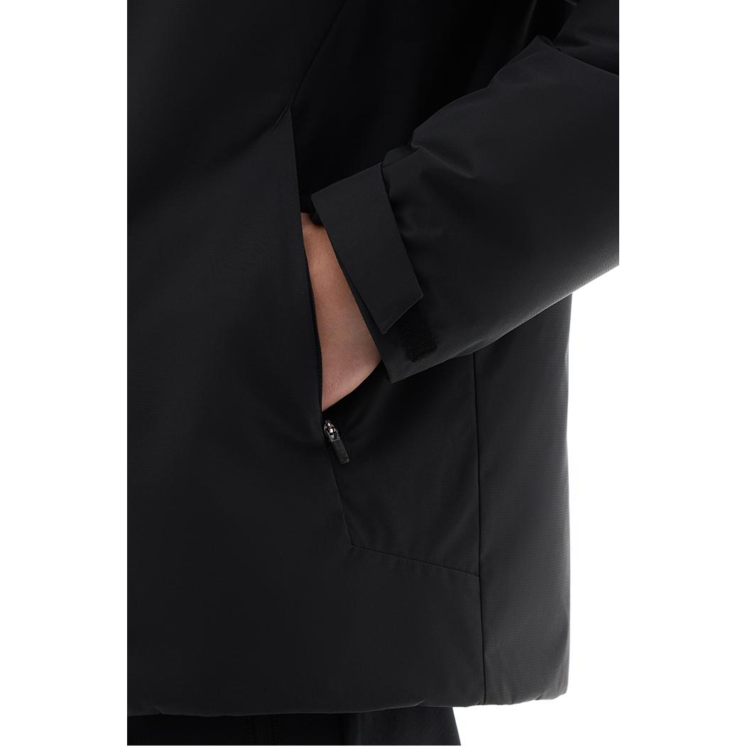 

Anta Water-Resistant Hooded Down Jacket Men Jackets Basic-Black 952447906-3 L