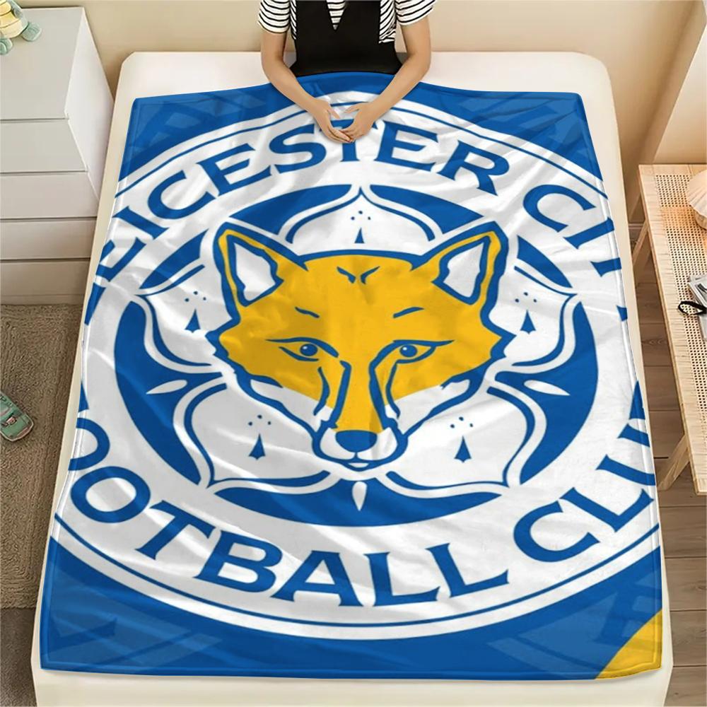 1pc leicester city Print Flannel Blanket, High quality Comfortable for All Seasons, Home Decor, Warmth and Comfort, Perfect for Christmas Gifts70