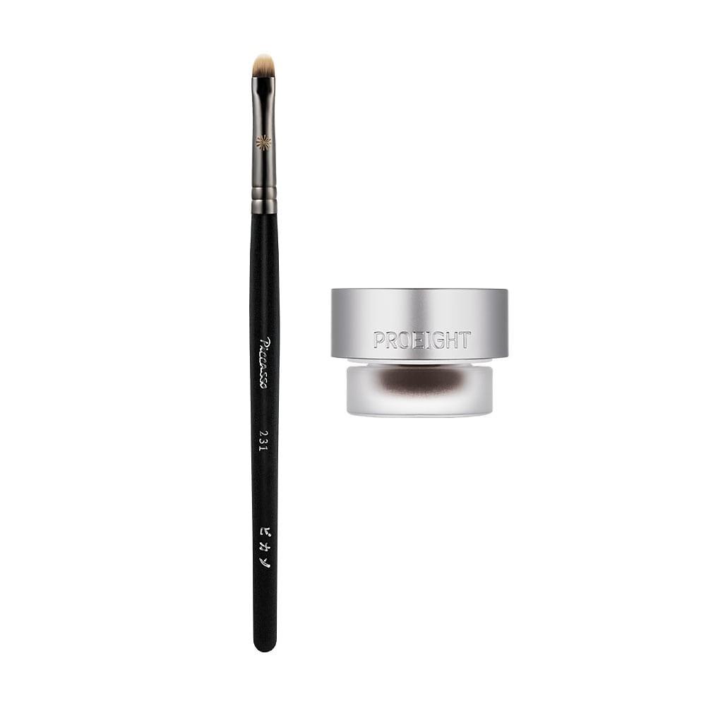 

Proeight Pro 8 Make Stay On Gel Eyeliner 02+picasso 231 Brush