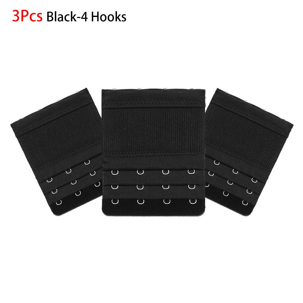 1/3Pcs Adjustable Women Bra Extender 2,3,4 Hook Brassiere Strap Buckle Bra Extension Maternity Underwear