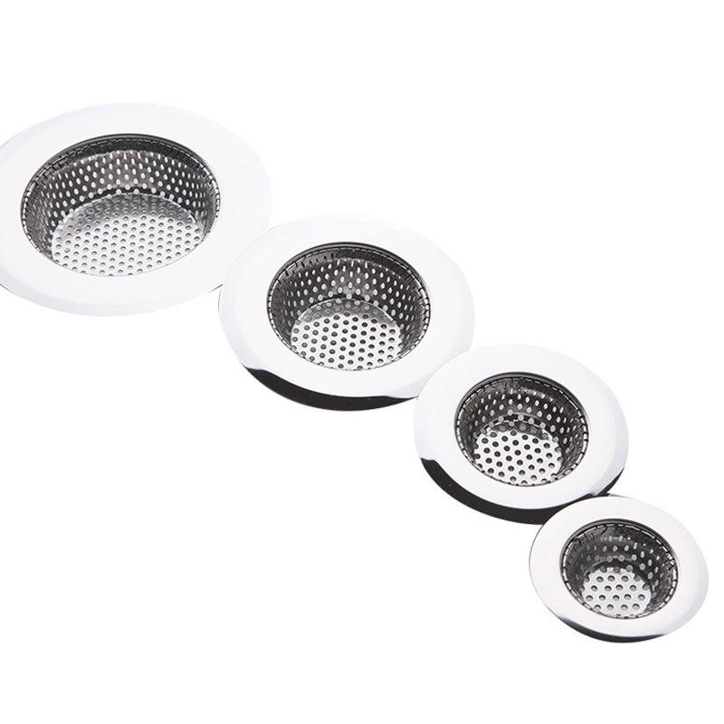 Stainless Steel Kitchen Sink Drain and Vegetable Basin Anti-Clogging Filter Net