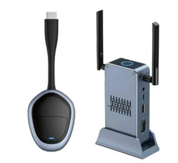 4K HDMI Wireless Transmitter for Screen Mirroring: Laptop To Projector/TV/Phone, 50m Range