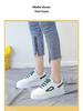 Women's 2024 Trendy White Sneakers - Versatile, Breathable & Casual for Spring