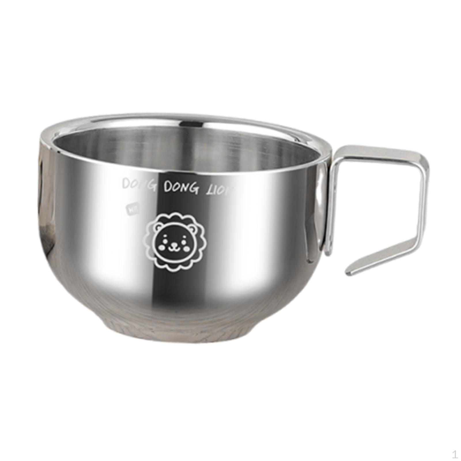 

Compact Stainless Steel Drinkware for Office, Ideal Mug Juices And Beverages Lion