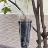 3Pcs Clear Cups Bottle Cover With Convenient Handle PVC Bottle Bag Transparent Bag  Themos Bottle
