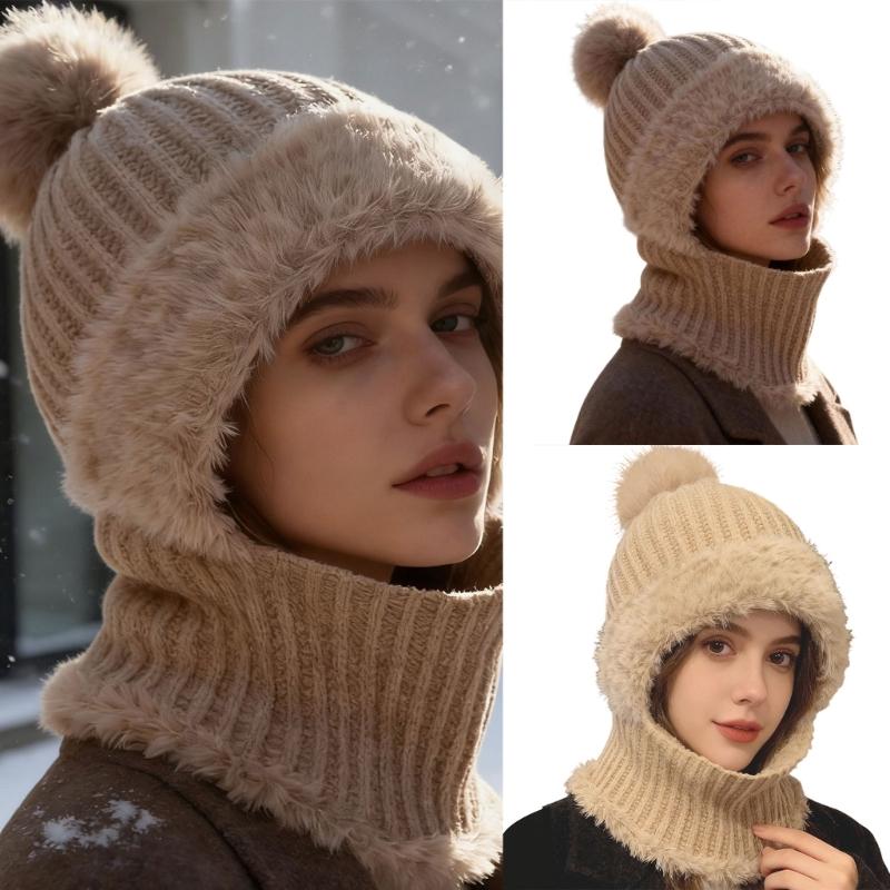Balaclava Warm Hat Trapper Hat Stylish Cap Warm Hat Ushanka Hat for Outdoor Winter Mask for Skiing Camping Hiking