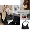 Stylish Urban Minimalist Canvas Shoulder Bag For Women Fall Winter 2023 Trendy Quilted Box Bag