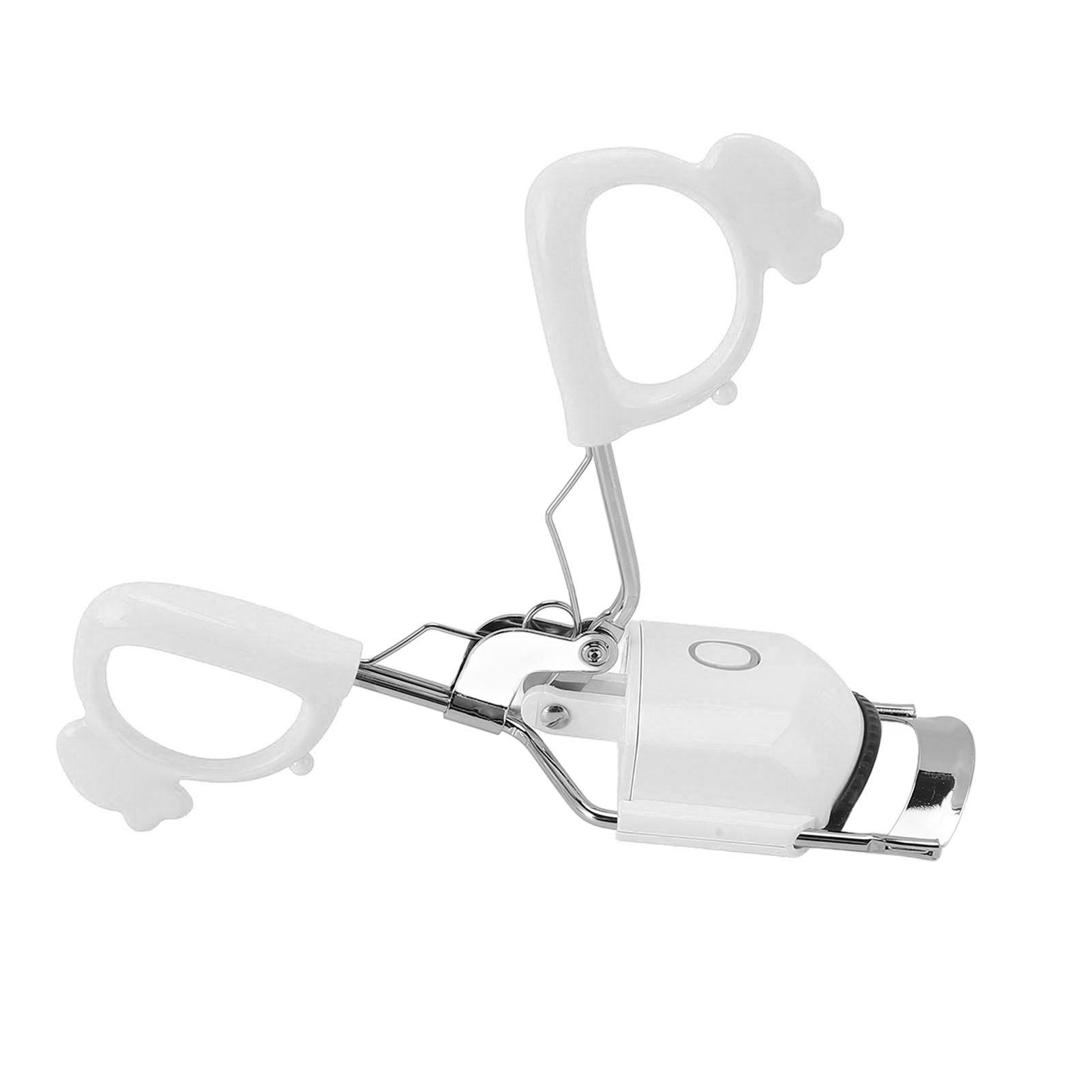 

Электрические щипцы для завивки ресниц с двумя скоростями, регулировкой температуры, удобными аккумуляторными щипцами для завивки ресниц белый