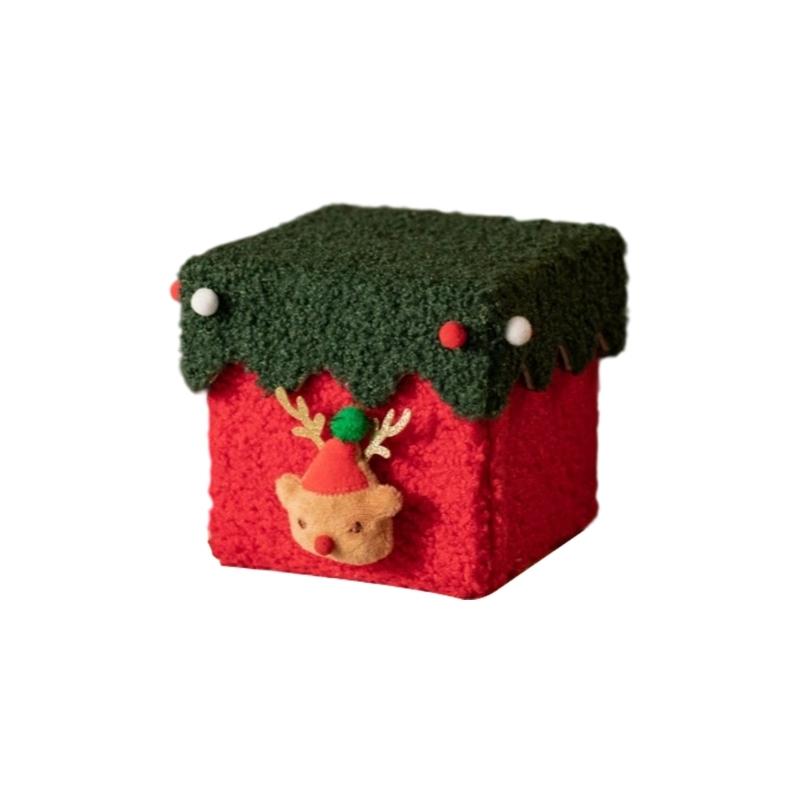 User Friendly Holiday Storage Box Craft Set Featuring Cardstock Base And Soft Lambswool Accent
