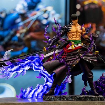 Disponibile 25cm Anime One Piece Figure di Zoro Pittura del Cielo Roronoa Zoro Action Figures PVC Modello da Collezione Giocattoli Regali di Compleanno