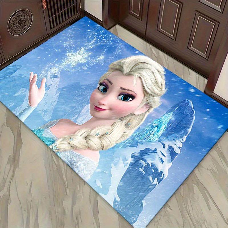 

1pc Disney Frozen Pattern Carpet Area Rug Non-slip Carpet Hand Washable Floor Mat Suitable For Living Room Bedroom Home Decor Room Decor 60cm by 90cm