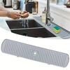 Silicone Drain Mat, Kitchen Faucet Sink Splash Guard,  Sink Draining Pad Behind Faucet,For Kitchen & Bathroom Countertop Protect