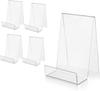 Acryl Buchständer mit Ablage Klare Ständerplatten - 5er-Pack für Buchauslage, Noten, Kunstwerke, CD, Tablet-Halter