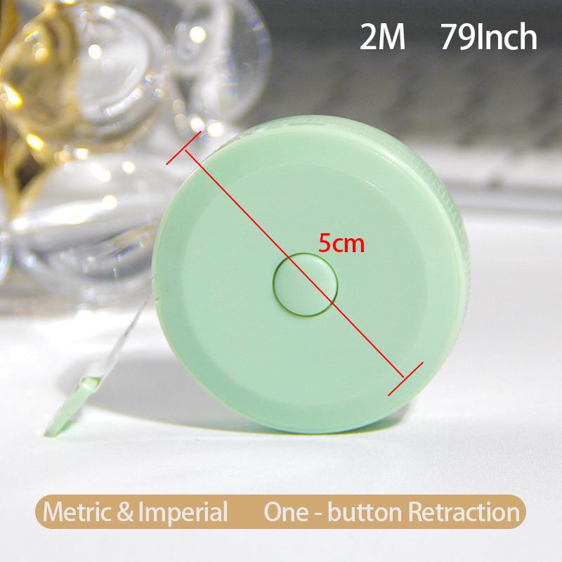 Mini Roulette Portable Measuring Tape Metric Tape In Inches Retractable Metric Tape Sewing Ribbon Meter