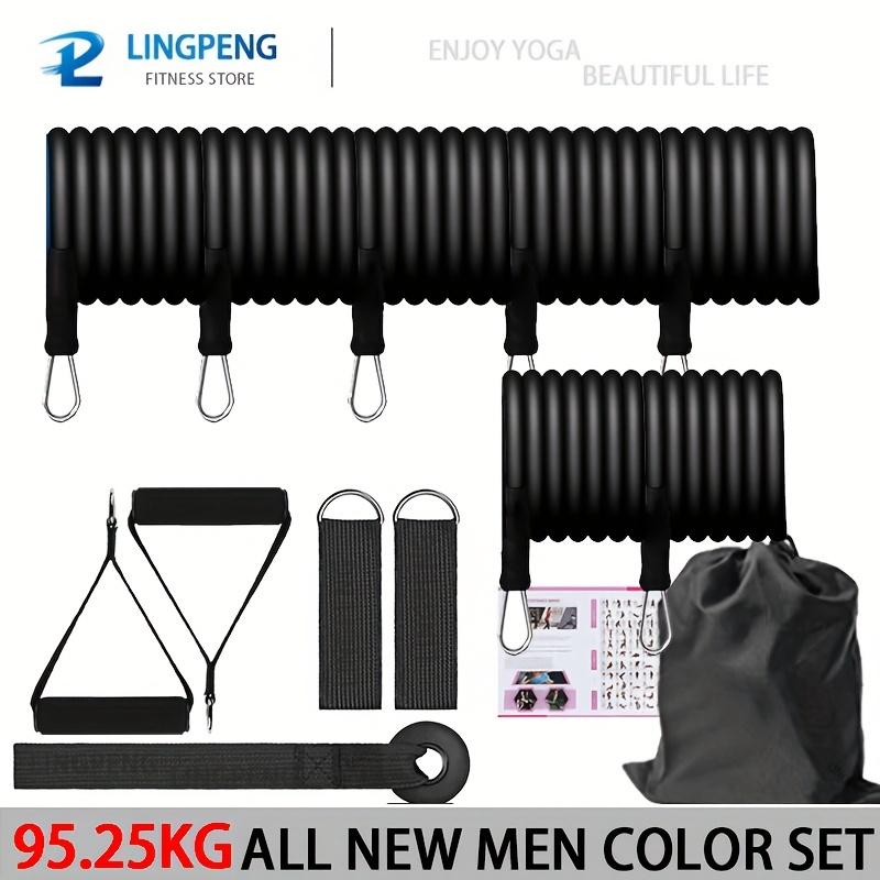 Fitness Pull Rope Resistance Rubber Band Yoga Elastic Belt Upgrade Training Stick Set Pilates Exercise Fitness Equipment