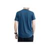 Adidas Solid Color Print Logo Stripe Round Neck Quick-Dry Short Sleeve T-Shirt Men Tops Light-Blue CE0819