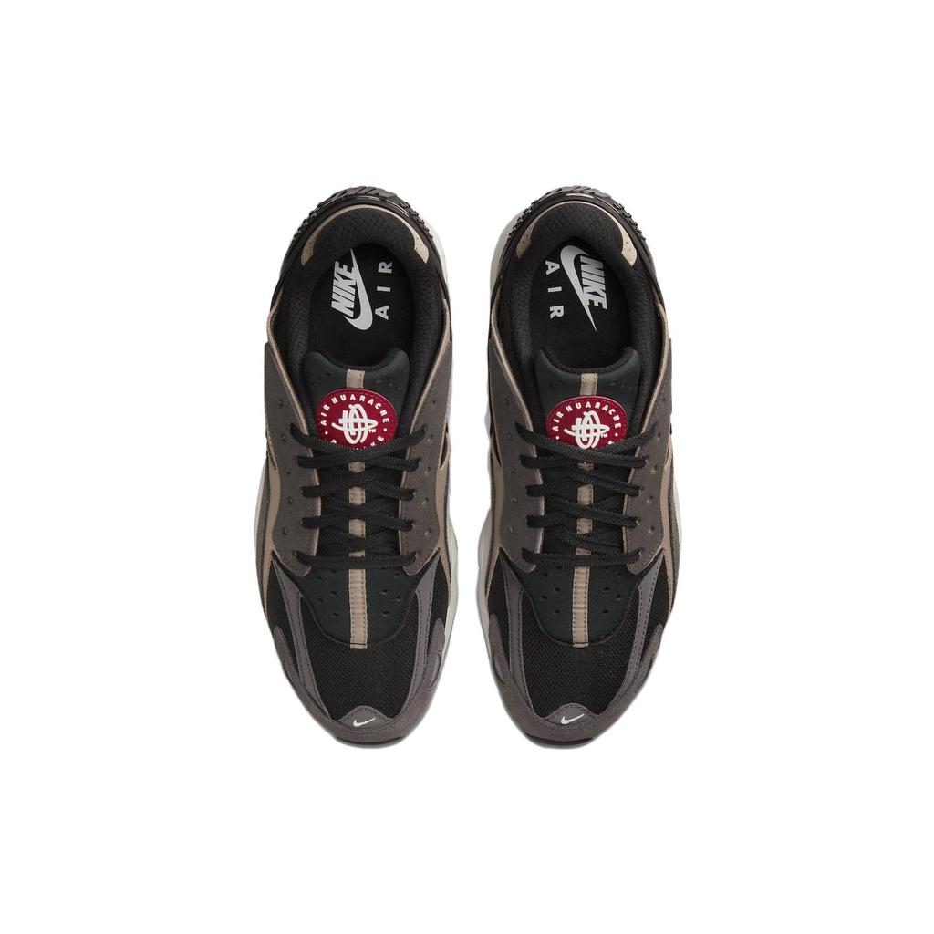 New Nike Air Huarache Runner Black Medium Ash DZ3306-003
