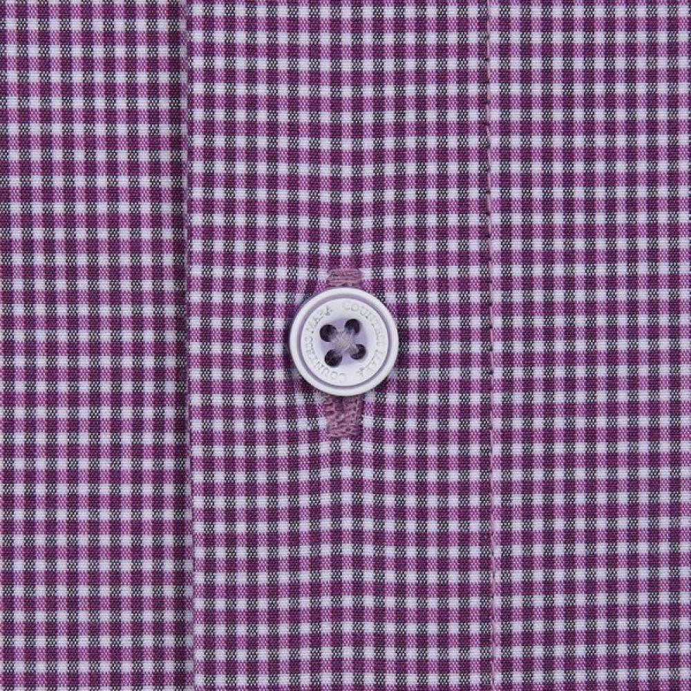 Countess Mara Pocketless Regular Fit Small Check Long Sleeve Shirt Cdcz1c6301v0