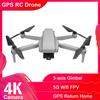 GPS RC Drone with Camera 4K 5G Wifi 3-axis Gimbal 35mins Flight Time Brushless Quadcopter Follow Me