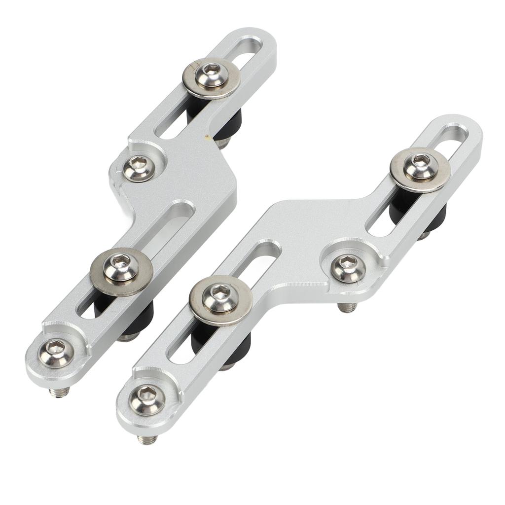 Motorcycle Windscreen Windshield Mount Bracket Kit Replacement for SUZUKI V‑STROM DL650 2017‑2020 Silver