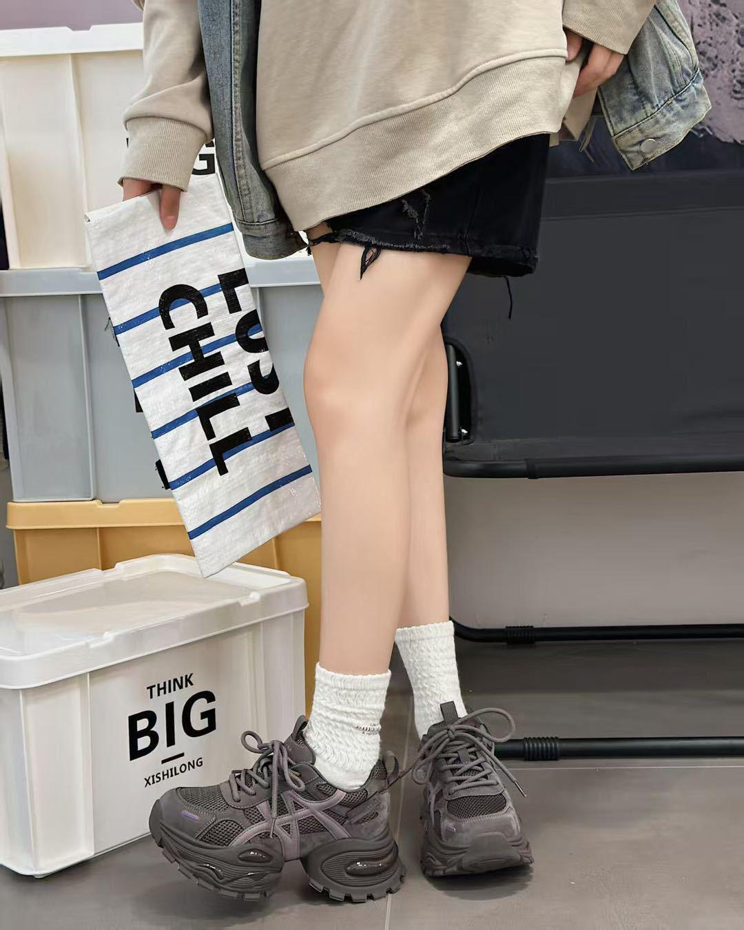 

2025 Женские Слимминг Изящные Папины Кроссовки - Толстая Подошва, Увеличивающие Рост, Повседневные Трендовые 37 лаванды фиолетового