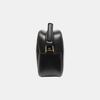 [Pre-Owned] Black Leather Large Shoulder Bag - Very Good #18ZNHFS