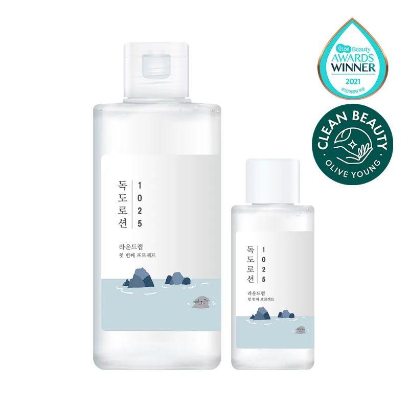 

Round Lab 1025 Dokdo Lotion 200ml Special Set (+50ml) – Mild Hydrating & Barrier Care Emulsion