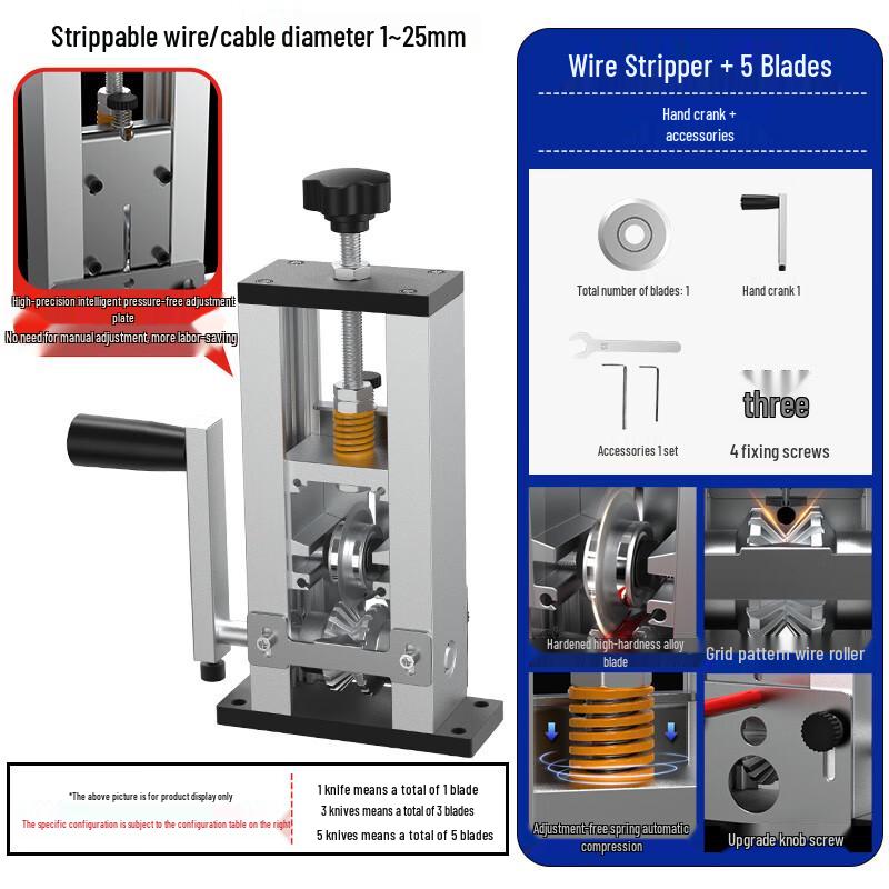 

MUFAN High-Precision Automatic Wire Stripper CN plug (adapter included)