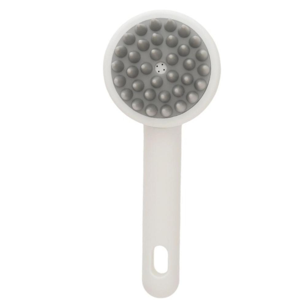 Silicone Soft Teeth Pet Hair Brush Remover Multi-functional Shampoo Dispenser Brush Cat Grooming