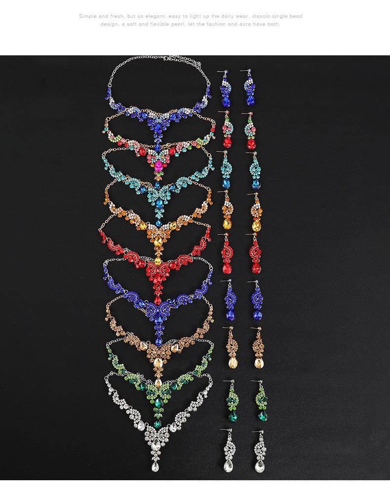 Elegant Bridal Necklace & Earring Set - High-End Wedding Accessories