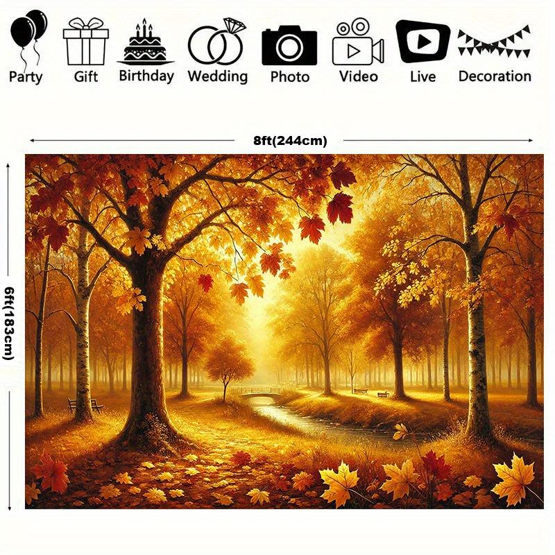 1Pcs of Autumn Themed Banners Suitable for Home Decoration and Various Outdoor Celebration Decorations In Living Rooms.