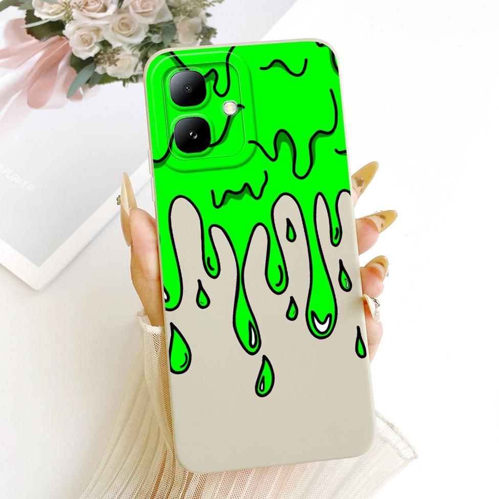 For Infinix Smart20 X6840 X6840B Phone Case For Infinix Smart 20 Cover Luxury Fashion Cute Cartoon Funny Painted Silicone Casing