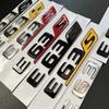For Black Car Letters E63 E63S Logo Logo Sticker Car Suitcase Badge Decal Mercedes Benz E63 E63S W213 Accessories