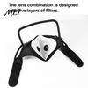 Safety Face Mask Cycling with Eye Shield, Breathing Valve, Lightweight Shield Protection Windproof Dust-proof Adjustable Goggle Protective All-weather
