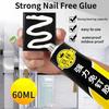 Nail-Free Adhesive Wall Nail-Free Universal Adhesive Tile Metal Glass Sealant Shelf Installation Daily Maintenance