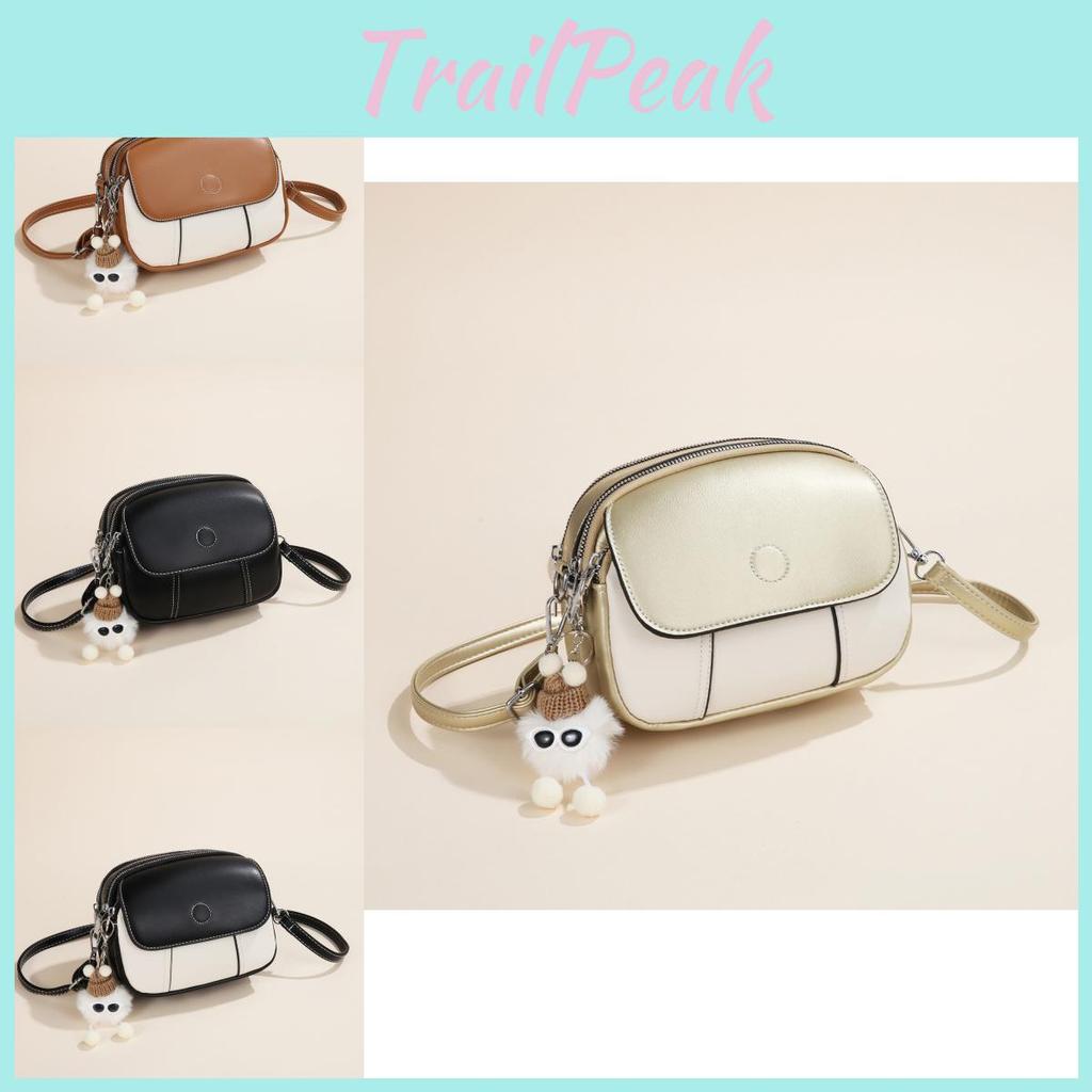 Stylish 2024 Autumn Color Block Handbag Chic Small Shoulder Crossbody Bag