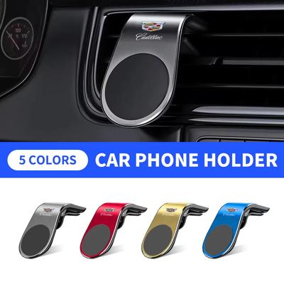 Supporto Magnetico per Telefono in Metallo Tipo L per Emblema Cadillac ESCALADE ATS BLS CT4 CT6 SRX STS XT4 XT5 SLR XT6 XTS Accessori
