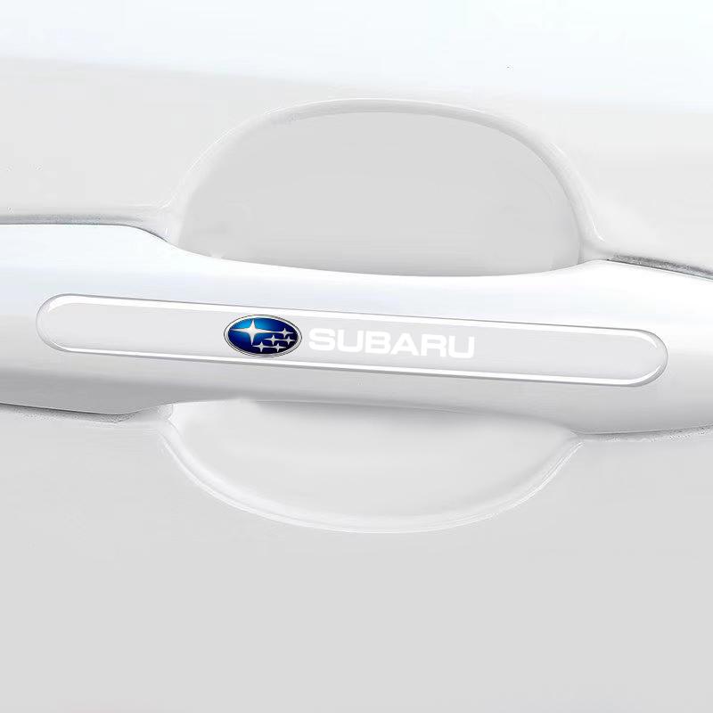 4 szt. Przezroczysty Ochraniacz Krawędzi Drzwi Samochodowych Naklejka Paska Zderzaka Dla Subaru Legacy LEVORG WRX Outback XV Forester Ascent Exiga SOLTERRA Tribeca