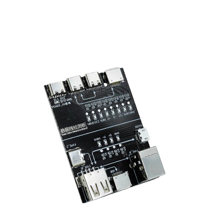 

Portable Cable Tester Data Cable Detection Board For USB A, USB C, MicroUSB, Featuring Durability Easy Operation 1