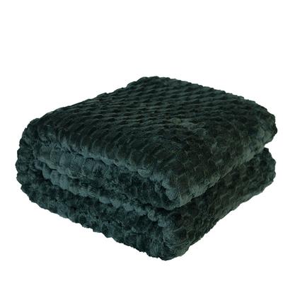 MIKOS Decorative Blanket - Bottle Green - 160x200cm